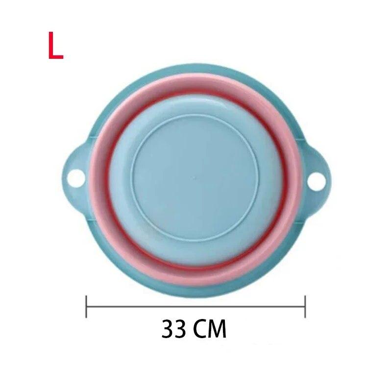 Портативное складное ведро для мытья лица, стирки и путешествий, компактный и прочный резервуар для воды