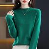 Женский свитер из 100% шерсти, СОВРЕМЕННАЯ НОВАЯ водолазка SAGA, зимний теплый вязаный пуловер, трикотаж, женские свитера, вязаные топы