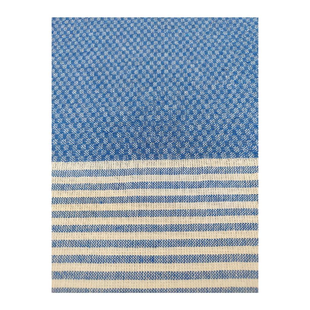 Пештемаль, 100% хлопок, темно-синий клетчатый узор, пляжное полотенце, банное полотенце