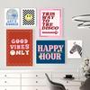 Self Love Club Heart Print Wall Art Fashion Poster Позитив Смайлик Картинки Домашний декор Цитата Типография Картина на холсте