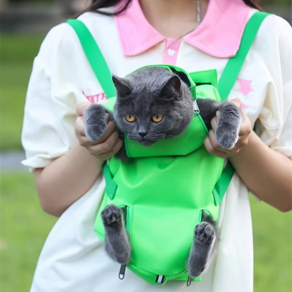 Double Shoulder Pet Travel Bag Breathable Cat Injection Bag Portable Cat Bathing Bag  Pet Supplies