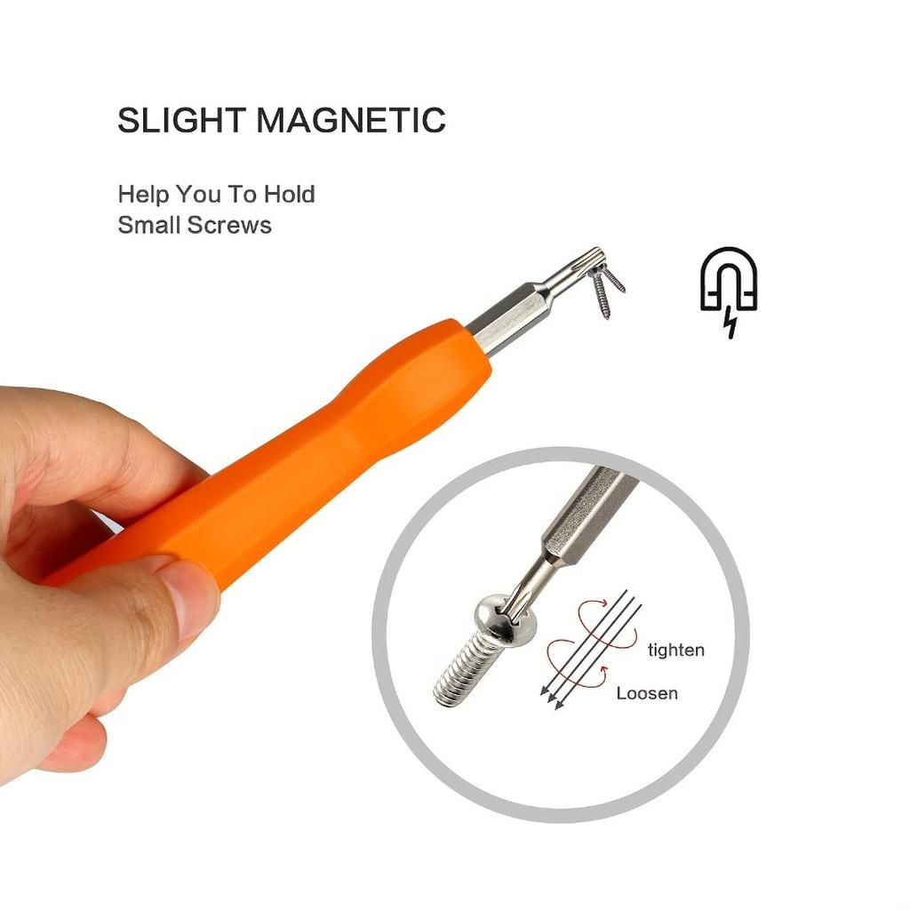 Screwdriver For Ring Doorbell, T6 T15 Bit Screwdriver For Ring Video Doorbell,Doorbell Pro And Elite Battery Change, Wifi Password Reset Access