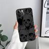 Halloween Bone Skull Phone Case for iPhone 11 13 15 16 17 Pro Max Cases Coque 14 Plus 17Air 13 Pro 12 11 XS 17Pro TPU Soft Cover