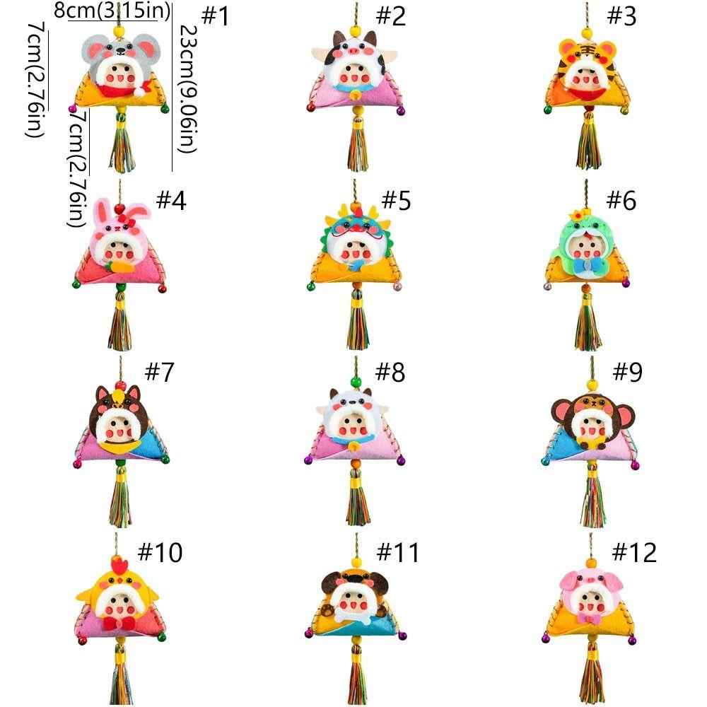 Cute Dragon Boat Festival Sachet Chinese Style Blessing Bag Zodiac Lucky Sachet  Hanfu Props