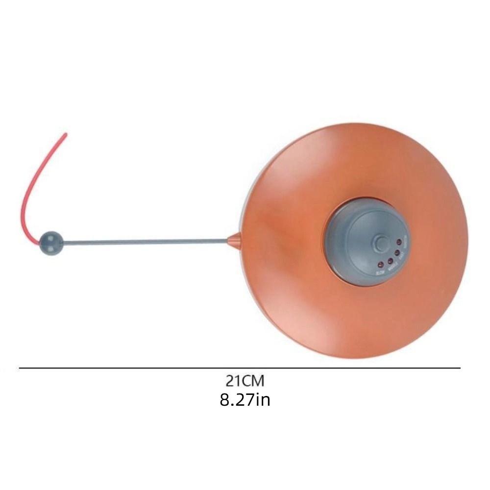 Fabric Material Interactive Cat Toy Feather Attachment Self Entertaining Undercover Mouse Toy Move Mouse Design Chew Resistant