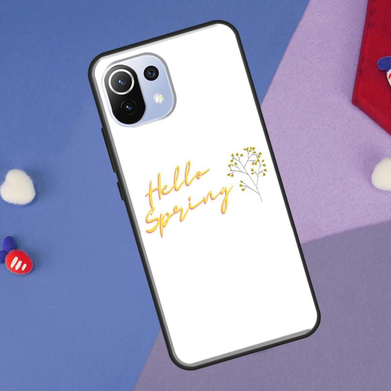 Hello Spring Flowers Cover For Xiaomi 14 Ultra 13 11T 12T 13T 14T Pro POCO X7 X6 Pro X3 X5 F3 F5 M6 F6 Pro Case