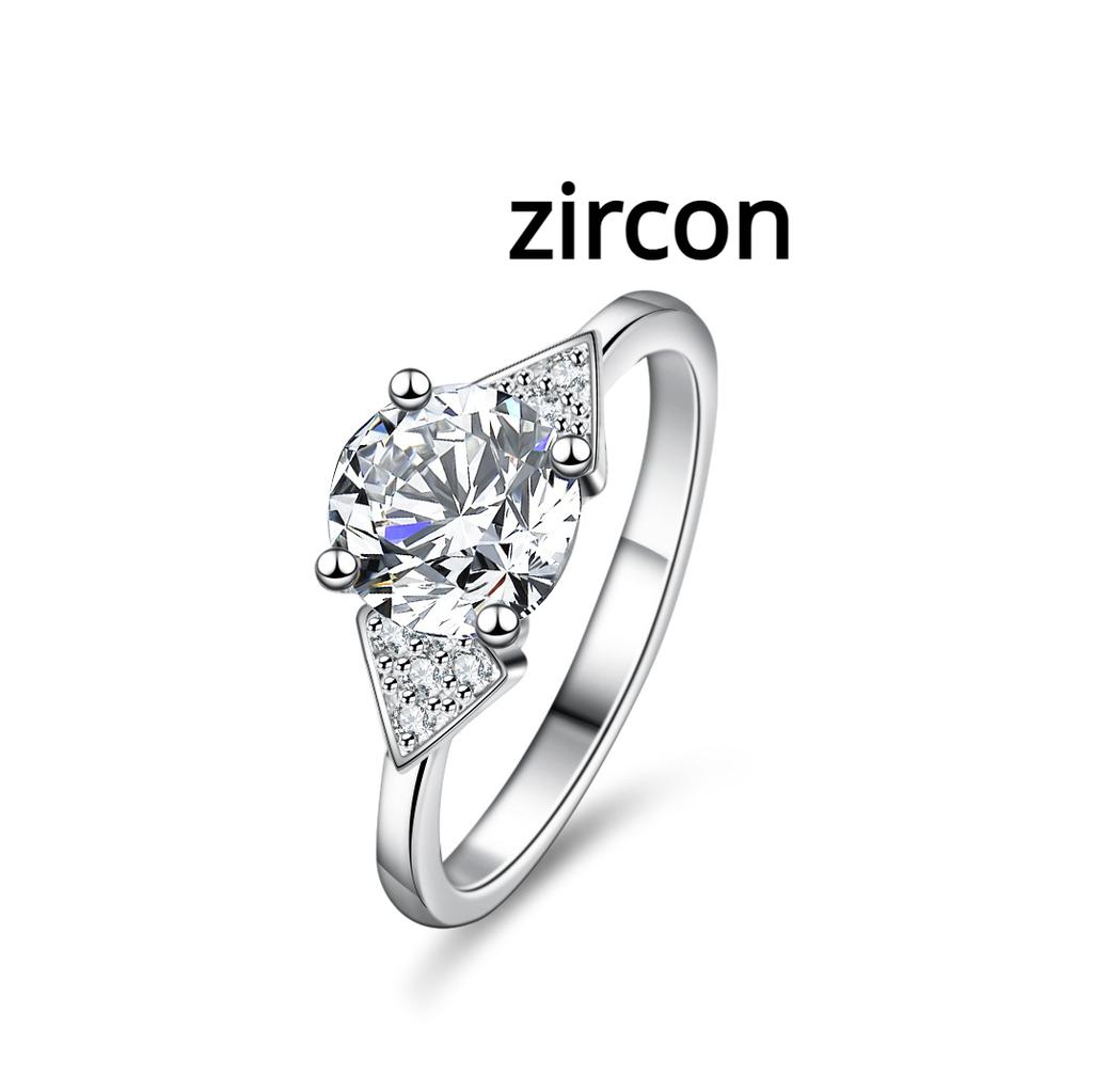 Кольцо с муассанитом цвета D, женское серебряное кольцо с четырьмя когтями, бриллиантовое кольцо с бриллиантом, обручальное кольцо, обручальное кольцо, подарок для подруги