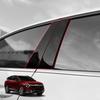 For Kia Sportage NQ5 Car Pillar Posts  Carbon Fiber Door Window BC-pillar Trim Stickers Protector Stick Decoration Accessories