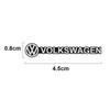 RUNTB1 5/10Pcs Car Audio Speaker 3D Aluminum Badge Logo Stickers For VW GTI Polo Golf Passat Tiguan Arteon Touareg CC Taigo Caddy Jetta