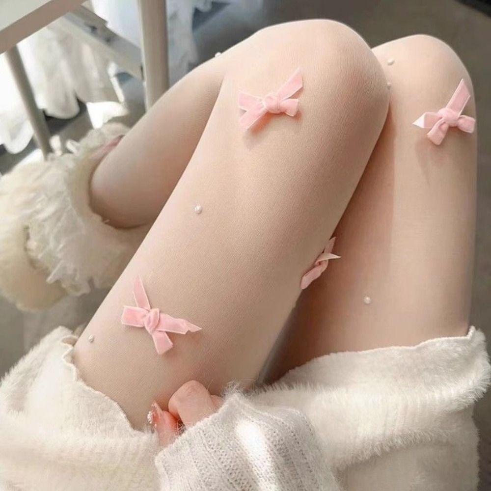 Прозрачные чулки JK Лолита сетка милые чулки для девочек модные леггинсы женские для вечеринки