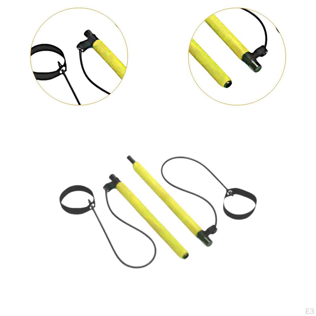 Секция пилатес-бара с эспандерами для домашнего фитнеса