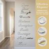Acrylic Letter Wall Sticker 44.49x5.51in English Letter English Letter Decor Self-Adhesive Silver Gold Home Wall Sticker