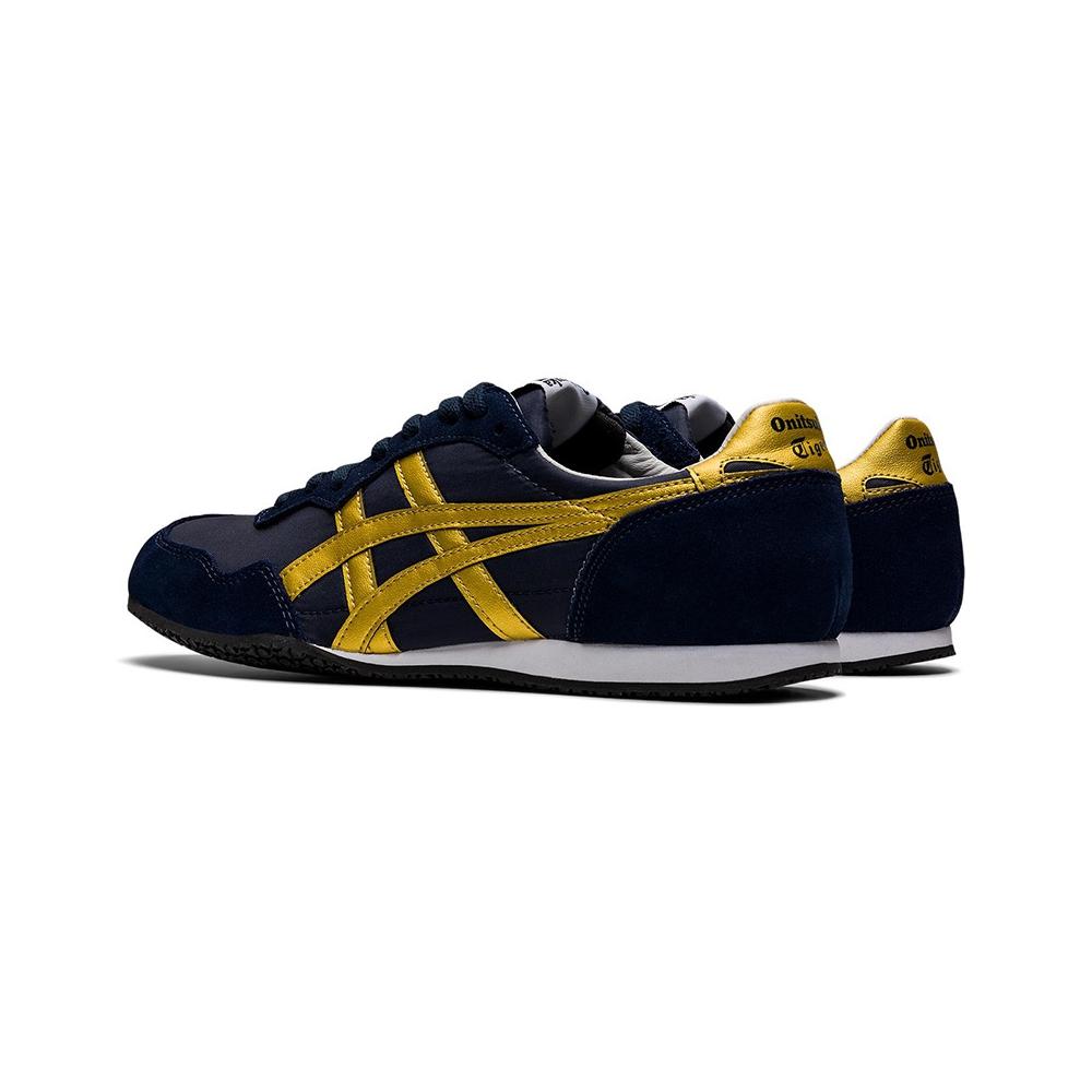ONITSUKA TIGER Кроссовки унисекс Serrano Midnight Pure Gold Синие 1183B400-400