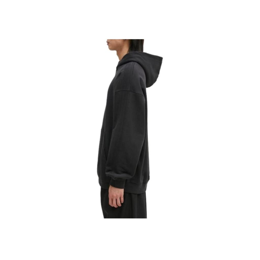 adidas Essentials с капюшоном свободная повседневная удобная толстовка мужская толстовка черная JC9572