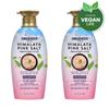 Organist Elastine Himalayan Pink Salt Scaling Scalp Shampoo Green Floral Fragrance, 500ml, 2 Pcs.