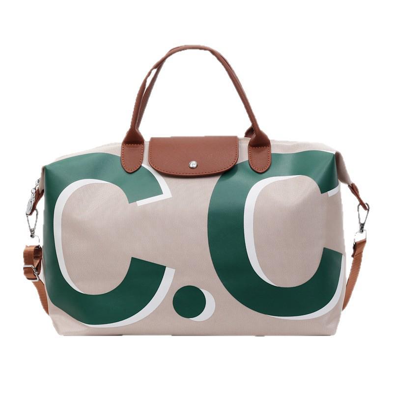 Женская легкая водонепроницаемая дорожная сумка-даффл большой вместимости для деловых и коротких поездок