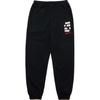 X Ader Logo Print Elastic Cuff Knit Sports Pants Men Bottoms Black 578495-01