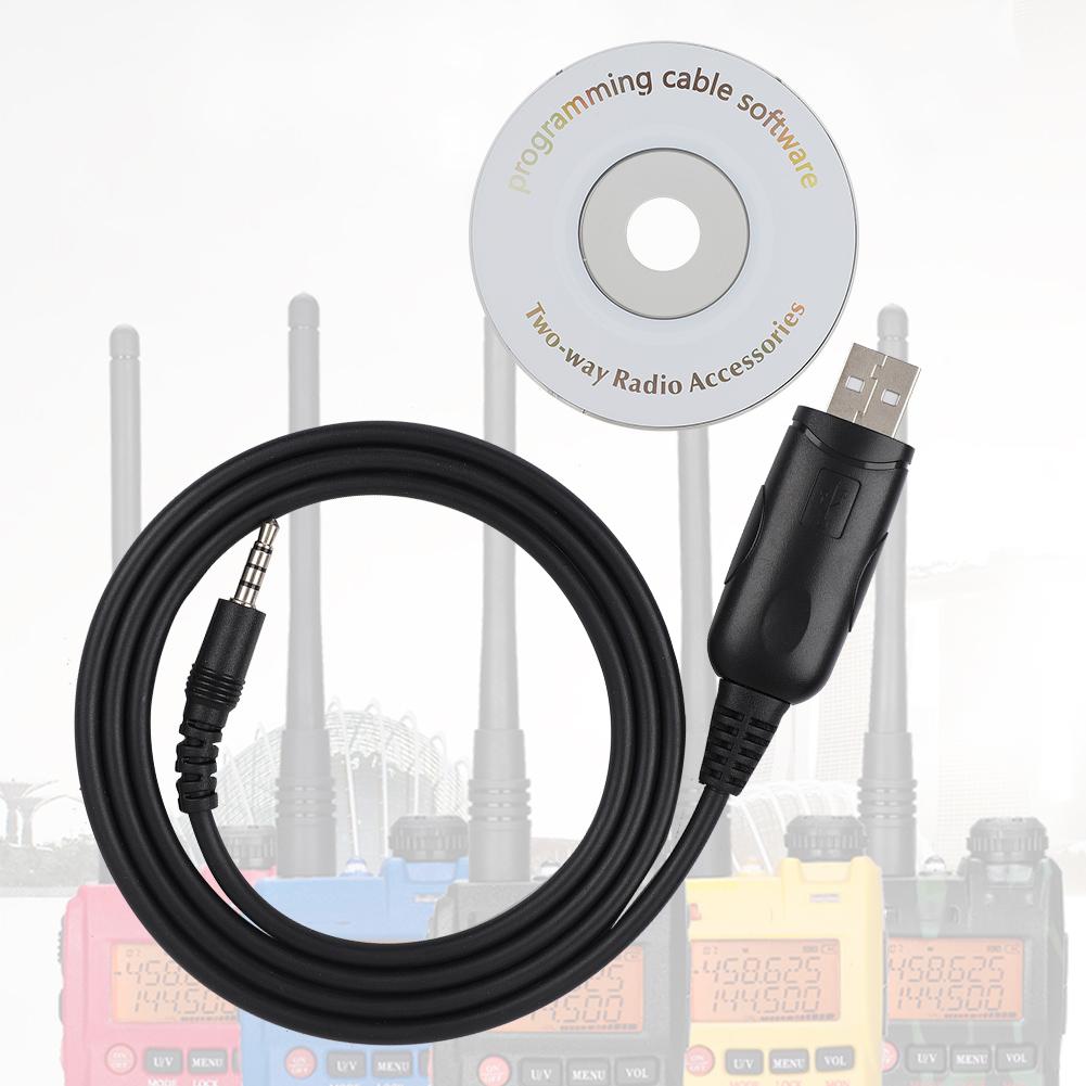 HT1000 USB-кабель для программирования, линия передачи данных для двусторонней радиосвязи BAOFENG UV3R Walkie Talkie