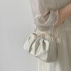 Elegant Pearl Handle Evening Clutch Chic Women's Dinner Handbag Adjustable Strap for Shoulder or Crossbody Wear Perfect
