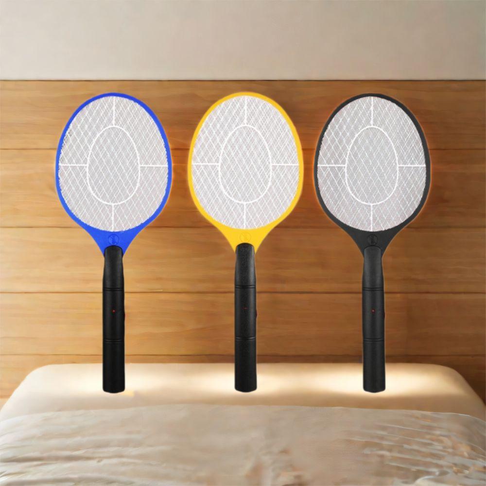 Handheld Electric Mosquito Swatter Battery Powered Insect Bug Zapper Portable Fly Swatter  Night