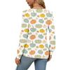 Long Sleeve Shirts For Women Cute Print Graphic Tees Blouses Dressy Casual Blouses Pleated Scooped Neck Tunic Tops Halloween