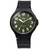 Casio СТАНДАРТНЫЕ Аналоговые кварцевые часы MW-240-3BV Мужские мшисто-зеленые