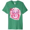 Kawaii Axolotl Strawberry Milk Japanese Anime Girls Teenager Premium TShirt Y2k Cartoon Unisexga Graphic Aesthetic Clothes Novelty