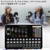 Audio Mixer Streaming Equipment Set with Audio USB Condenser LED Ring Voice and PC and Smartphone Compatible Interface, Microphone, Light, Changer,