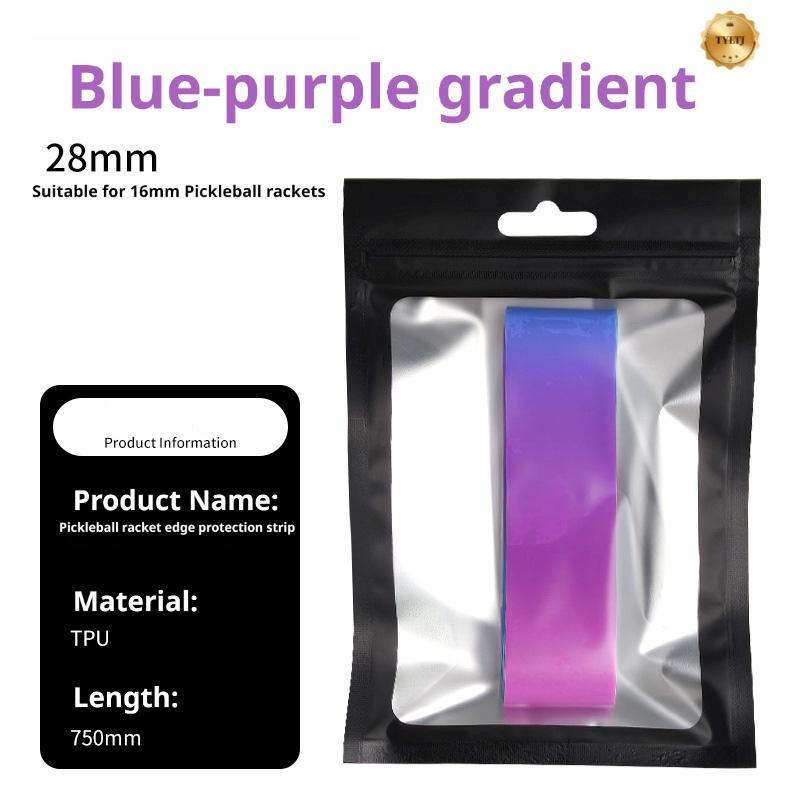 Pickleball Paddle Edge Protection Strip Dual-Color Gradient Edge Guard Anti-Chip Edge Tape Protective Strip