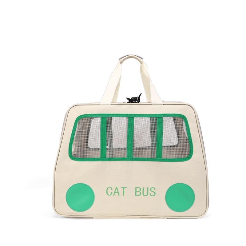 Portable Large-capacity Portable Trolley Case With Two Cat Bags