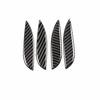 For BMW 3 4 Series GT 2013- Real Carbon Fiber Inner Door Handle Ring Trim