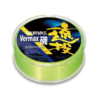VARIVAS Barmax Iso Специальная нейлоновая леска для дальнего заброса с кормушкой, 200 м, Размер 7, 12,0 кг, Тонкий желтый