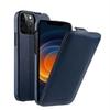 Оригинальный кожаный чехол-книжка Melkco для iPhone 12 Pro Max 17 16 Pro 16e 15 14 13 Mini Вертикальное открытие Натуральная коровья кожа Чехол для телефона