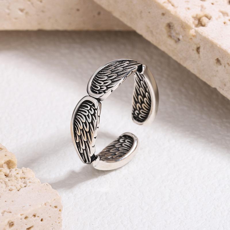 925 Sterling Silver Big Stone Rings for Women Minimalist Handmade Couple Minimalist Ring Prevent Allergy Fine Jewelry Gift