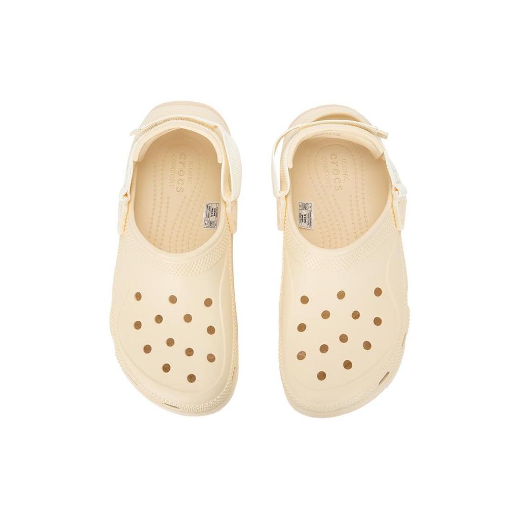 Crocs Нескользящие износостойкие сабо из ЭВА 5 см Унисекс бежевые 208365-108
