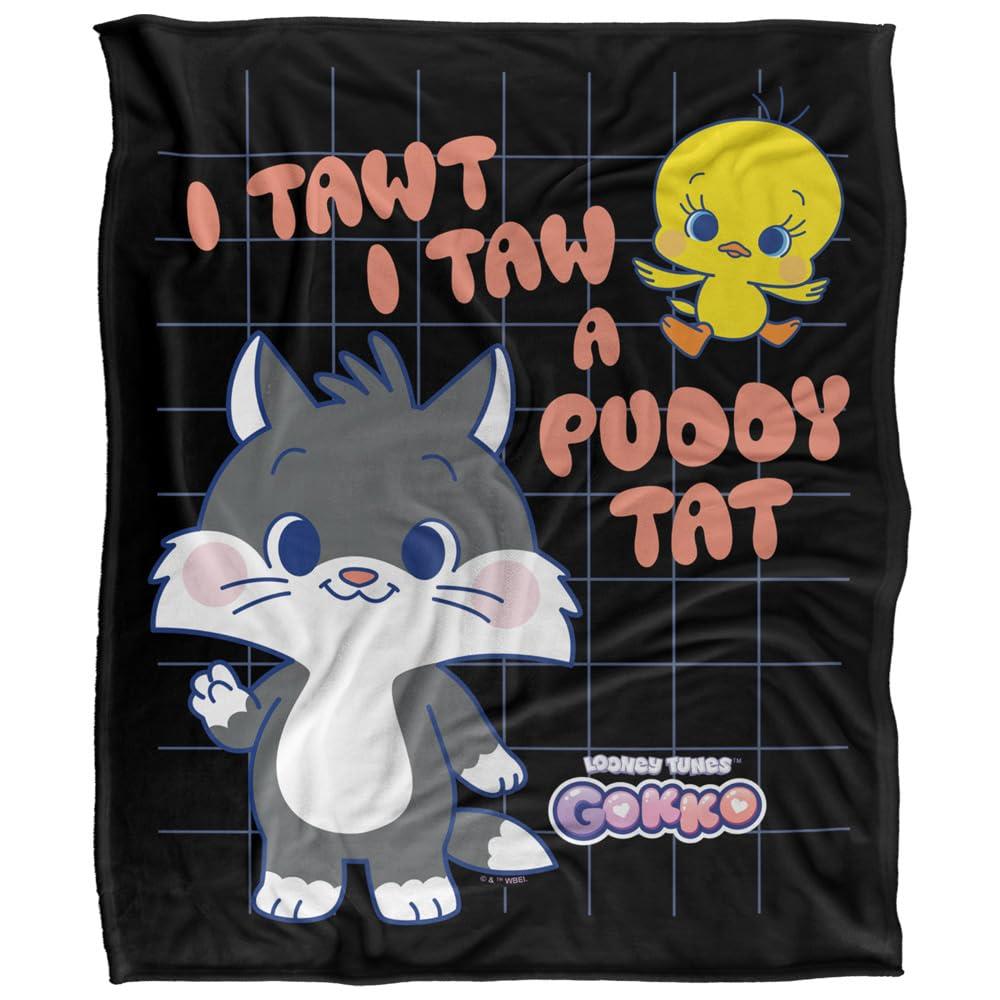 Looney Tunes Gokko I Tawt I Taw A Puddy Tat Blanket