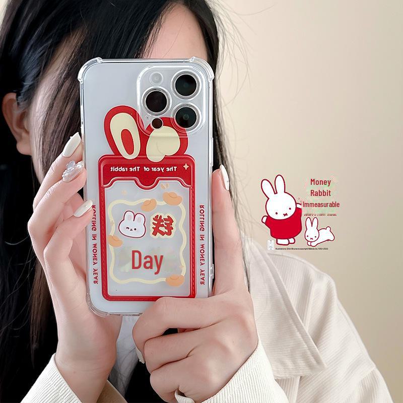 Мультяшный чехол Zhitai для iPhone 13, 14 Pro Max, 15 и 16 Pro - Горячая распродажа в Douyin