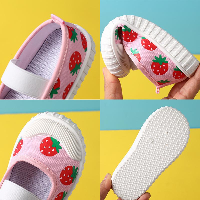 Детсадовские комнатные маленькие белые туфли 2025 весна и осень новые неглубокие на резинке туфли-одинарки на мягкой подошве парусиновые туфли