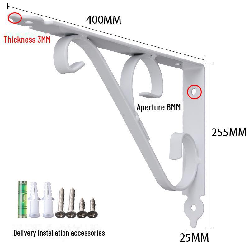 Утолщенный железный треугольный кронштейн для мраморной столешницы