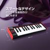Akai Professional USB MIDI Keyboard Controller с клавиатурой и программным обеспечением для создания музыки, совместимым с ПК LPK25 Black 25-клавишный арпеджиатор, в комплекте,