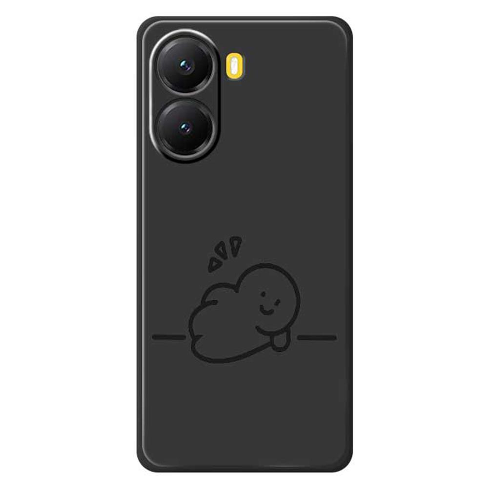 For Xiaomi Redmi Turbo 4 5G/Poco X7 Pro 5G Case Stick Figure Pattern Printing Straight Edge TPU Phone Back Cover