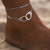 1 Pc Love Handcuffs Fashion Chain Anklet Fashion Beach Anklet Bracelet Female Jewelry