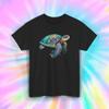 Sea Turtle T-Shirt Colorful Ocean Animal Marine Life Graphic Tee S-5XL