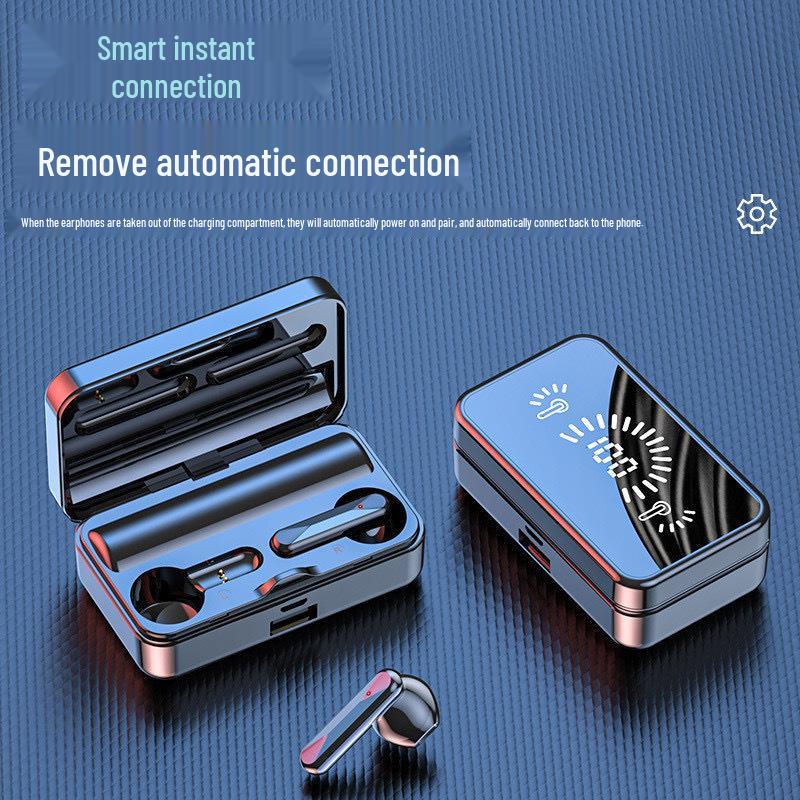 S20 Bluetooth TWS Touch Semi-In-Ear Wireless Headset with Digital Display