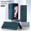Ebesfous для Samsung Galaxy Z Fold 3 2 чехла с шарниром, полная защита, ультратонкий со стеклянной пленкой для экрана, жесткий чехол для ПК для Z Fold3