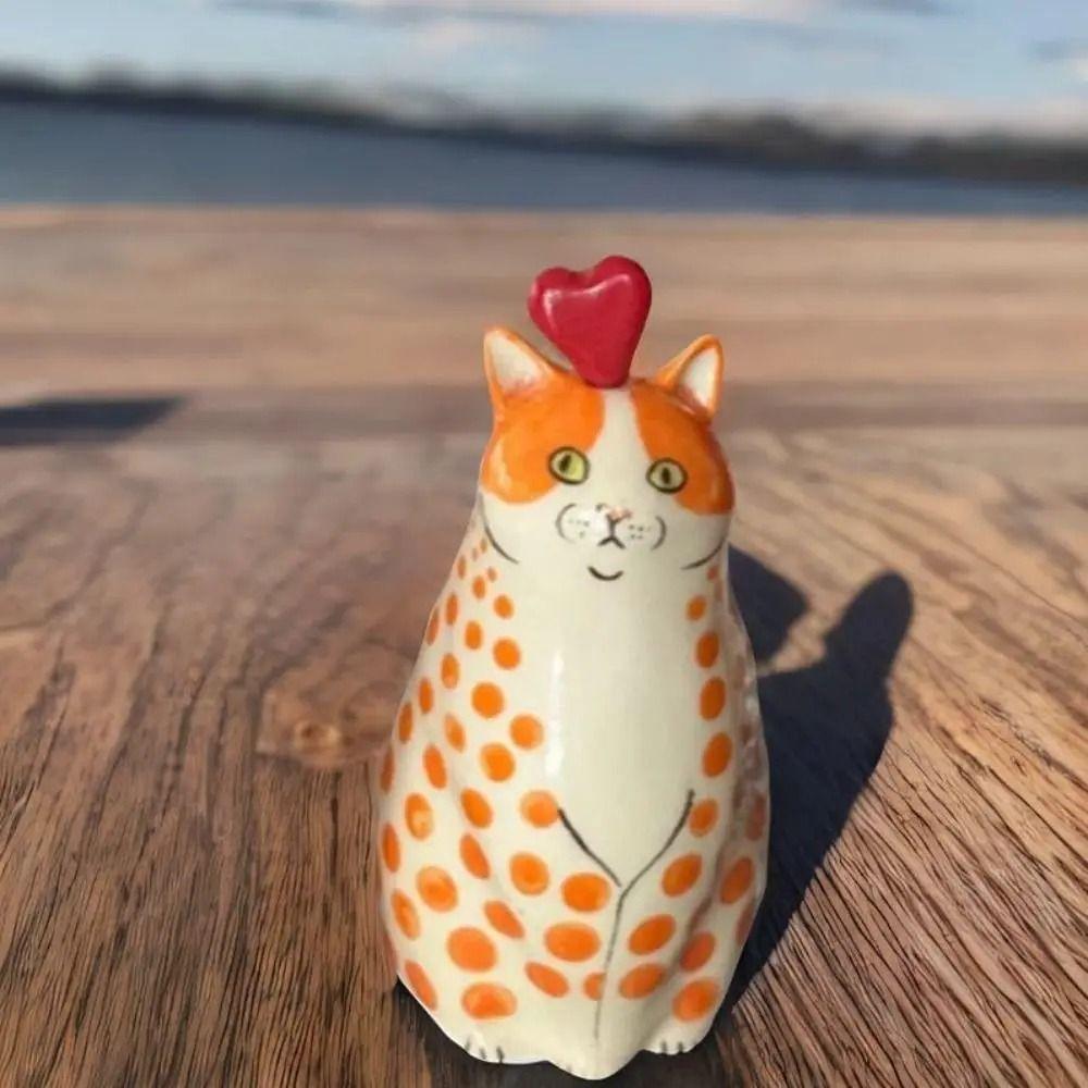 Multicolor Resin Cat Vase Creative Hydroponic Flower Pot Decorative Bottles Home