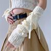 False Sleeves Arm Warmers Fingerless Elbow Mittens Cool Finger Sleeves Cover  for Women Girls