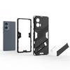 Чехол для Motorola Edge 50 Fusion Чехол для Motorola Edge 50 Fusion Чехол 6,7 дюйма в стиле панк, противоударный, жесткий резиновый кронштейн, бампер