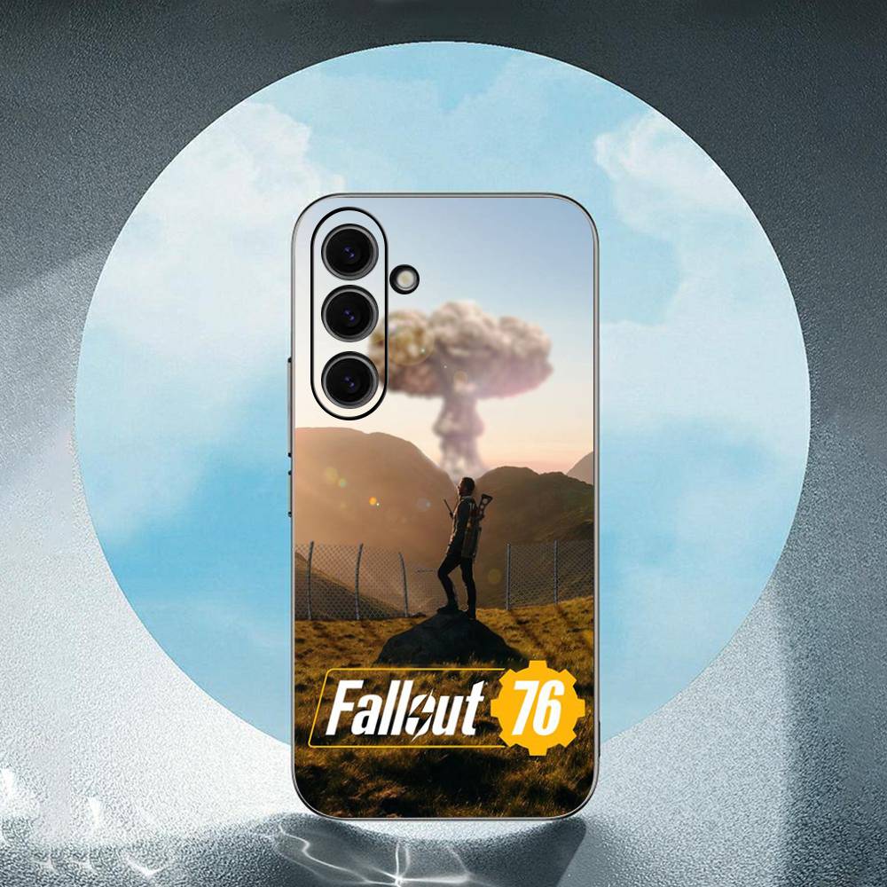 F-Fallout-T 76 Для Samsung Galaxy S25 S24 S23 Ultra S22 S21 Plus S20 Черный Мягкий Силиконовый Защитный Чехол