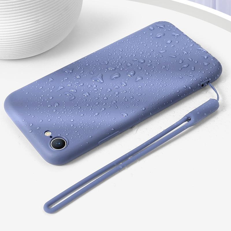 1PC Cell Phone Lanyard Phone Wrist Straps Keychain Silicone Stretchable Camera Strap Solid Color